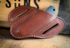 Mudbug Apache *Knapped*(Roux Paper Micarta w/ Mexican Blanket Arrowhead Shield) Custom Drop