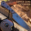 SCAMP DAMASCUS & COPPER CAMO FATCARBON *FOUNDER'S SERIES*