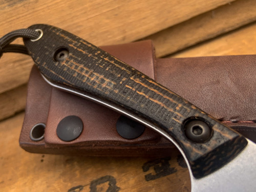 Chicory Black Burlap Micarta