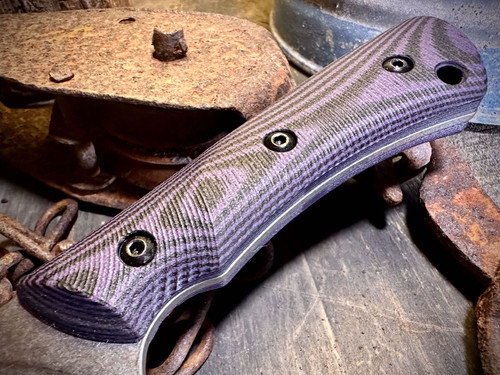 LIMITED RUN: K5 W/ PURPLE/BLACK G-10 SCALES