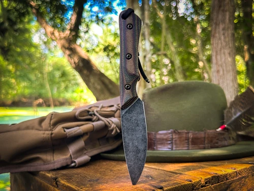*CUSTOM SHOP RUN* BRAVE BLACKOUT DEEP AUTUMN CANVAS MICARTA (MAGNACUT)