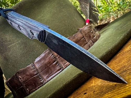 *CUSTOM SHOP RUN* BRAVE BLACKOUT DEEP AUTUMN CANVAS MICARTA (MAGNACUT)