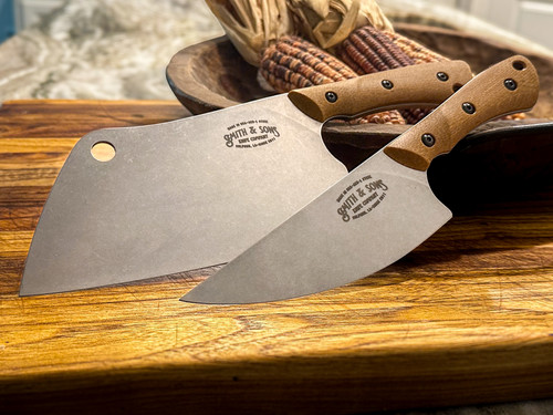 BBQ Bundle: K5 + K6 + Wooden Storage Box (Natural Jute Micarta)