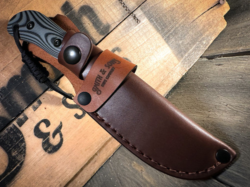 *CUSTOM SHOP* VAQUERO W/ BLACK JUTE MICARTA SCALES/RED G-10 LINERS