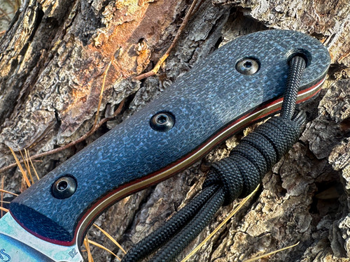 *CUSTOM SHOP* VAQUERO W/ BLACK JUTE MICARTA SCALES/RED G-10 LINERS