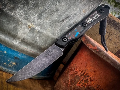 *CUSTOM SHOP* SHOAL (MAGNACUT)  BLACK MICARTA W/ NEBULA FATCARBON BLACKOUT
