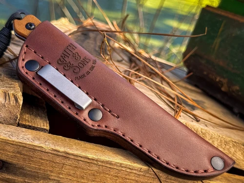*CUSTOM SHOP* SHOAL (MAGNACUT)  NATURAL MICARTA W/ OD GREEN MICARTA BLACKOUT