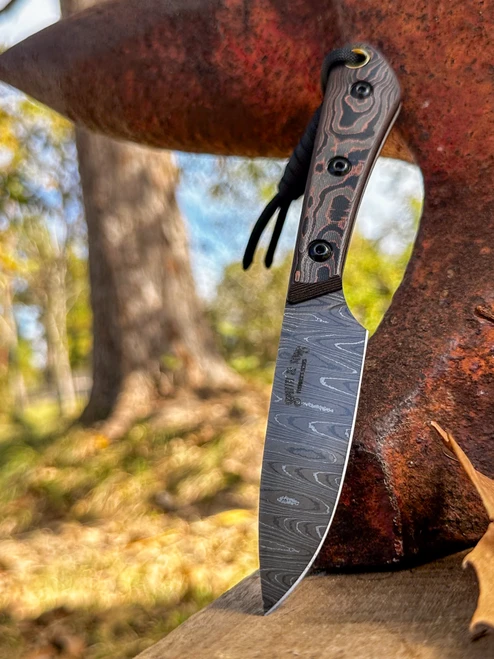 SCAMP DAMASCUS & COPPER CAMO FATCARBON *FOUNDER'S SERIES*
