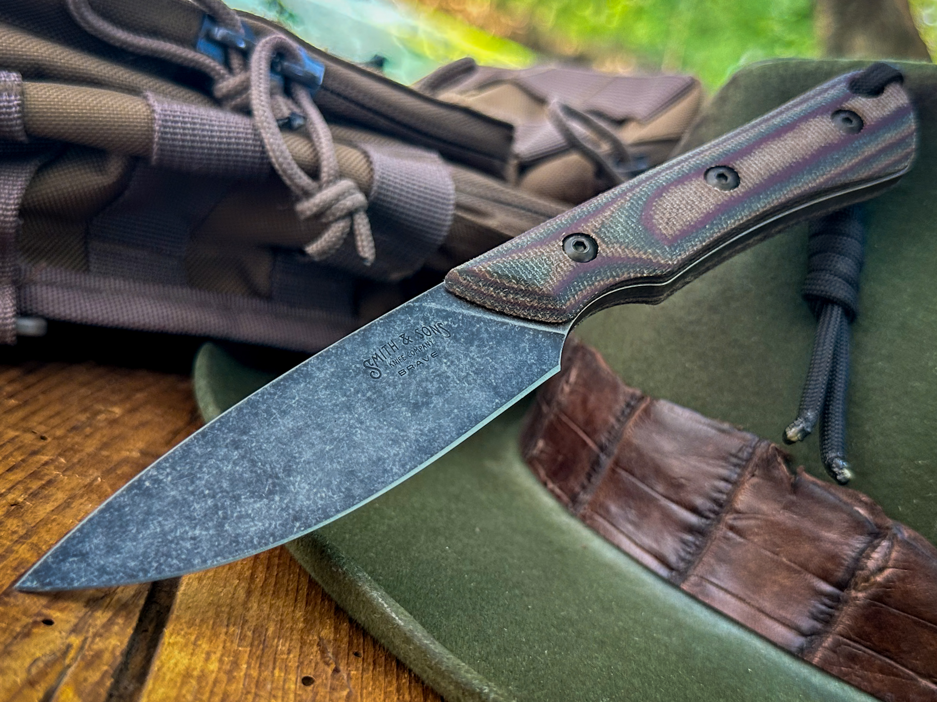 CUSTOM SHOP RUN* BRAVE BLACKOUT DEEP AUTUMN CANVAS MICARTA (MAGNACUT)