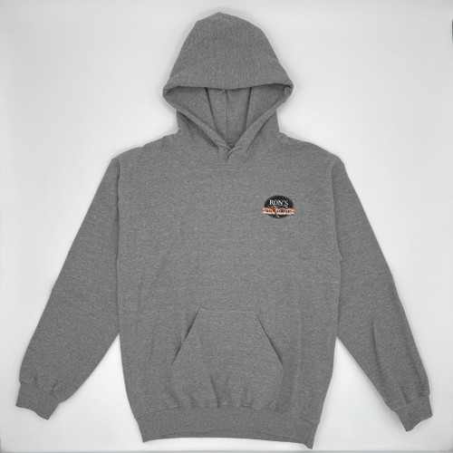 Classic gray sweatshirt from Ron's Tool Company