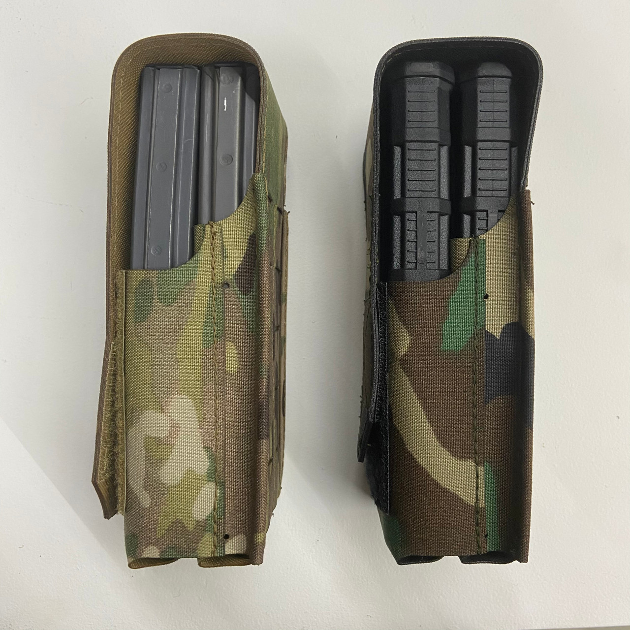 新品 Esstac KYWI ダブル 556 + 2 フロントパネル マルチカム 5.56 Double KYWI Shorty