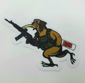 Russian Battle KYWI Bird Sticker Russian Battle KYWI Bird Sticker
