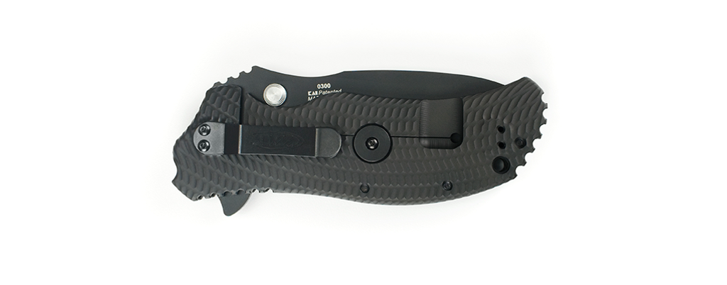 REFERENCE ONLY - Zero Tolerance 0300 Assisted Opening Knife, Black 3.75" Plain Edge Blade