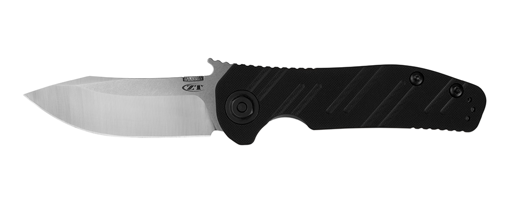 REFERENCE ONLY - Zero Tolerance ZT 0630 Emerson Folding Knife, 3-5/8" Plain Edge S35VN Blade, Black G-10 and Titanium Handle