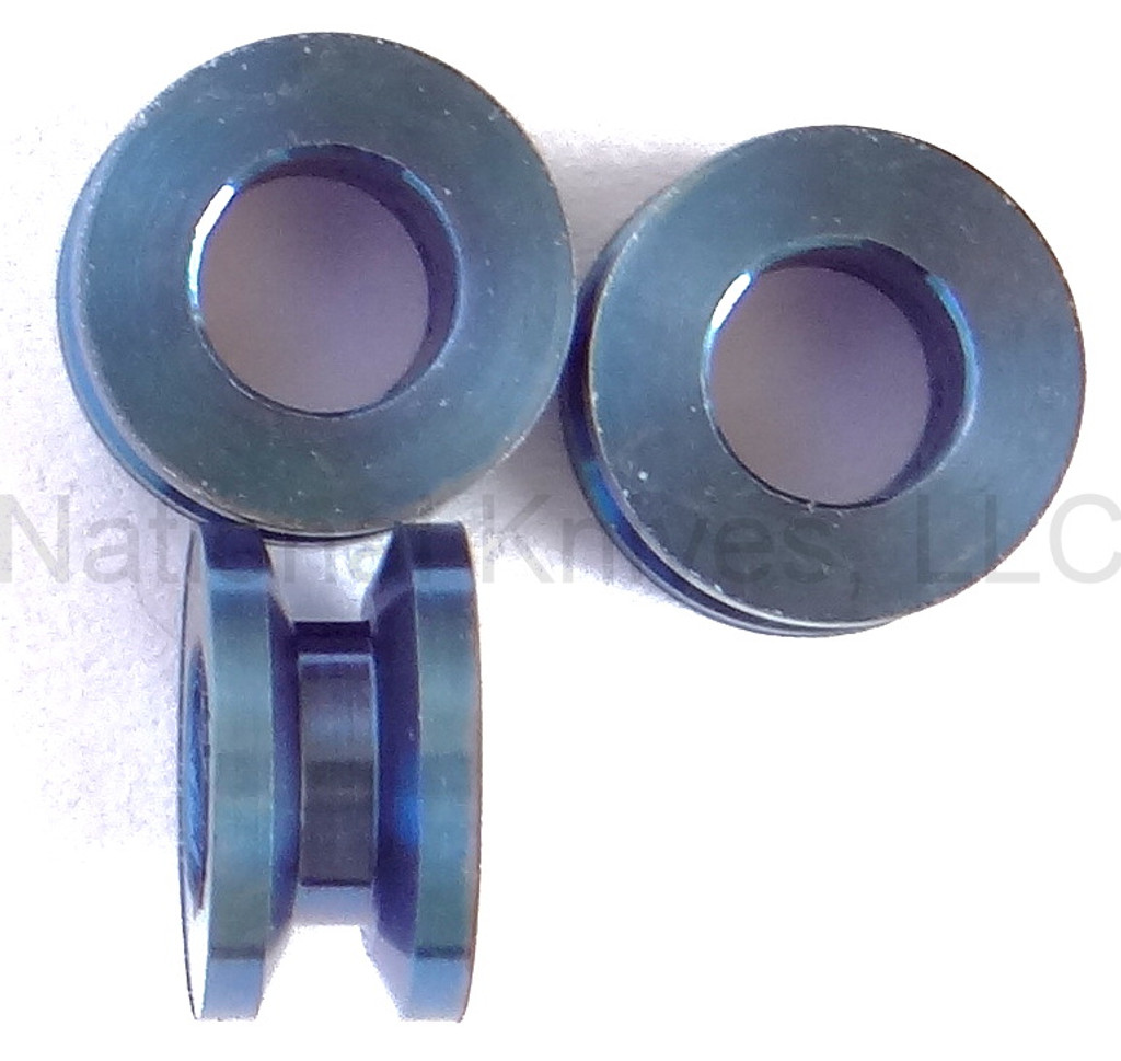 Rick Hinderer Knives Titanium Standoffs Blue XM18 3.5" National