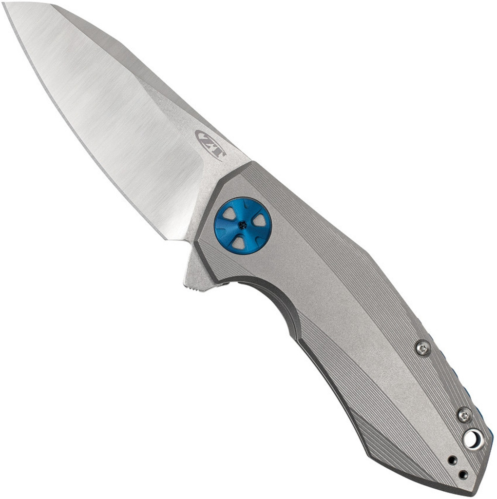 REFERENCE ONLY - Zero Tolerance 0456 Flipper Folding Knife, 3.25" Plain Edge Blade, Titanium Handle