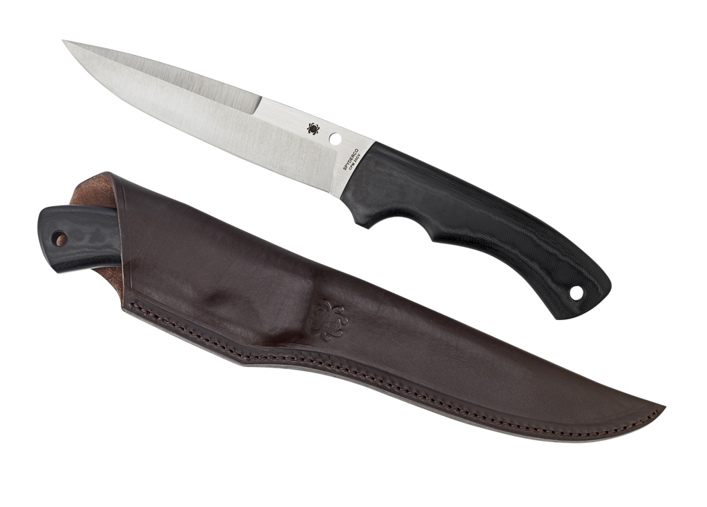 REFERENCE ONLY - Spyderco Sustain FB39GP Fixed Blade Knife 6.25" Plain Edge 20CV Blade Black G-10