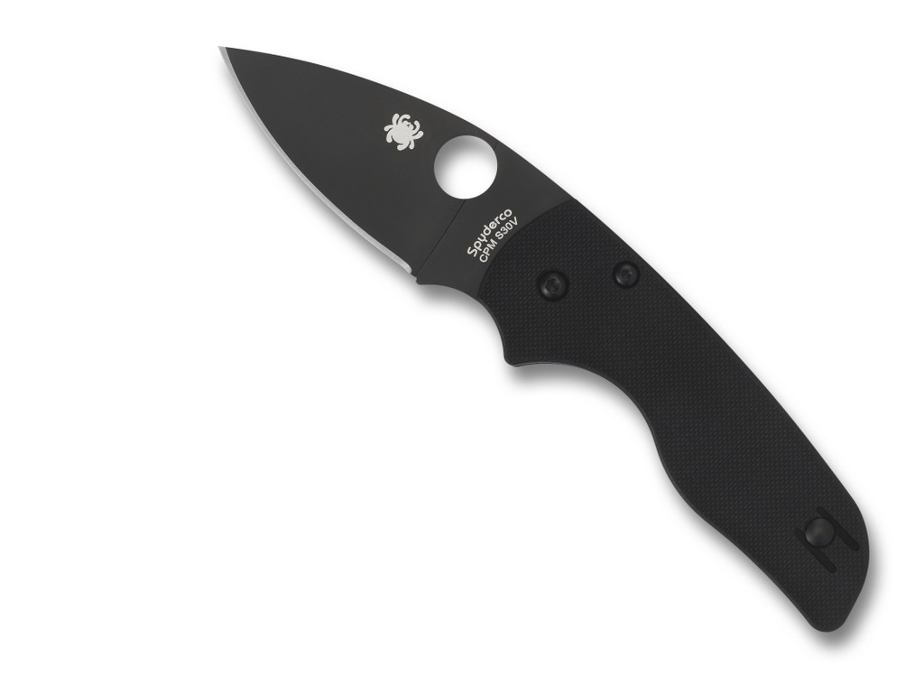 Spyderco Lil' Native Compression Lock Knife C230GPBBK Black S30V Blade Black G10