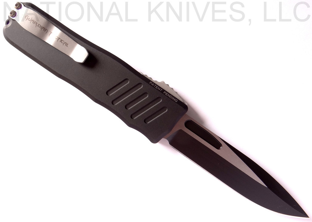 Guardian Tactical USA Recon-035 OTF AUTO Knife 93211 Two-Tone Blade BK Aluminum