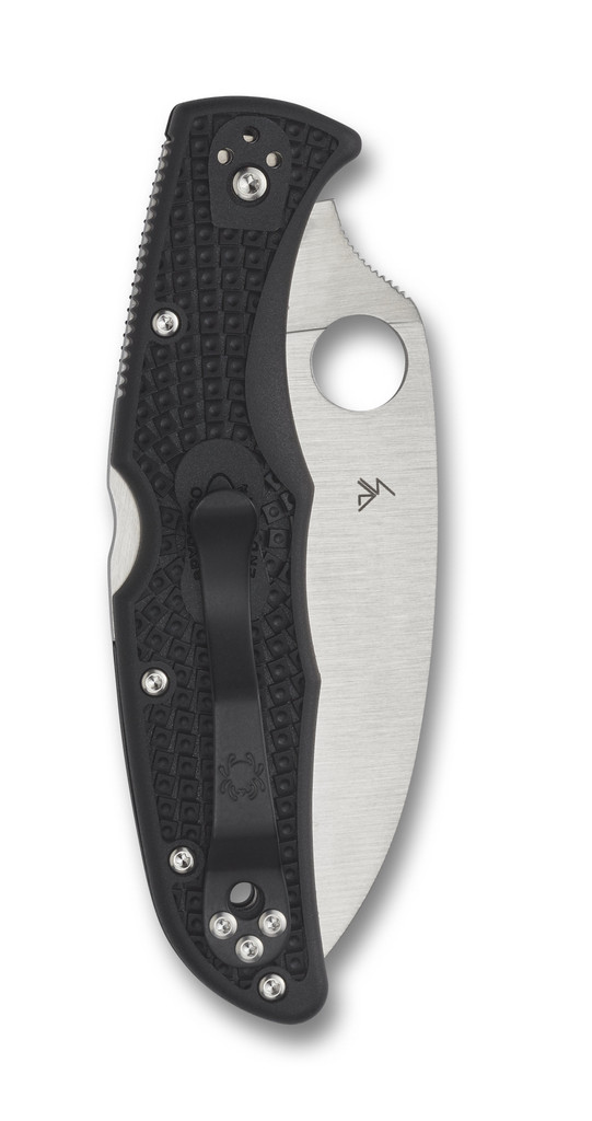 Spyderco Endura 4 Wharncliffe Knife C10FSWCBK Serrated VG-10 Blade Black FRN