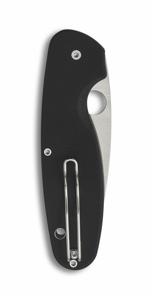 Spyderco Emphasis Folding Knife C245GPS 3.58" Combo Edge Blade Black G-10 Handle