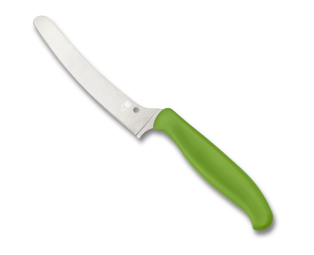 REFERENCE ONLY - Spyderco Culinary Z-Cut Kitchen K13PGN 4.3" Plain Edge Green