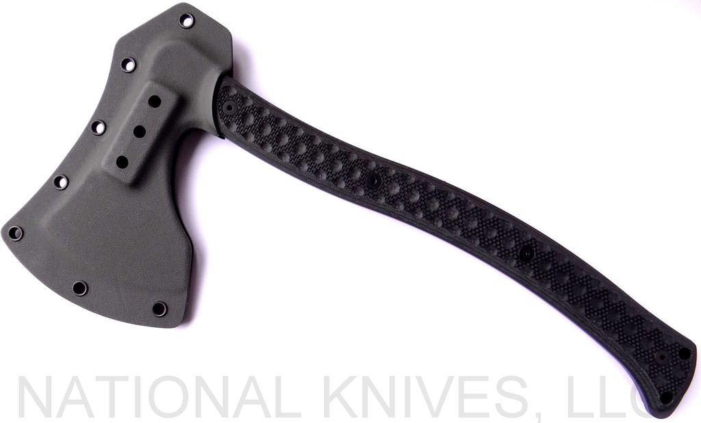 REFERENCE ONLY - Emerson Knives Combat Battle Axe BT, CPM-S7 Steel, Black G-10 Handle, Sheath