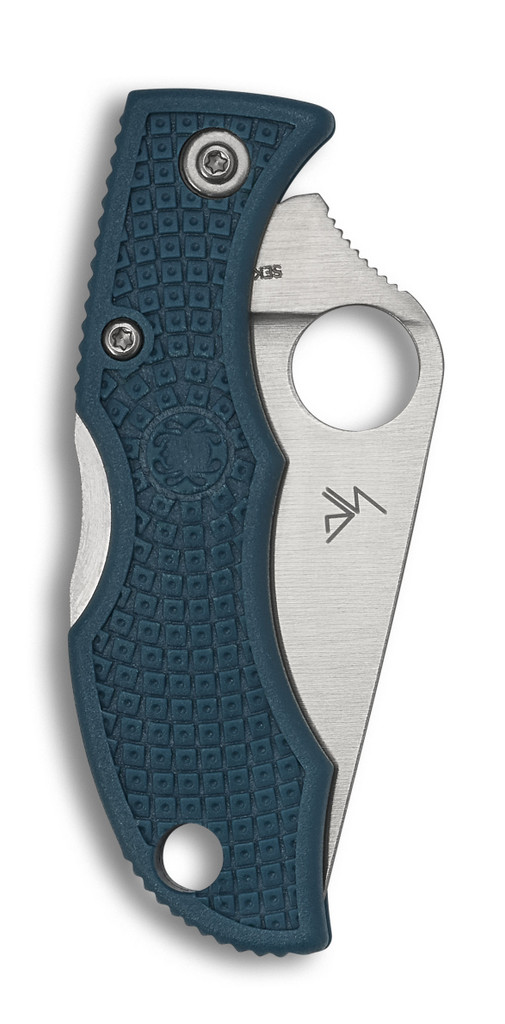 Spyderco Ladybug 3 Folding Knife LFP3K390 1.97" Plain Edge K390 Blade Blue FRN