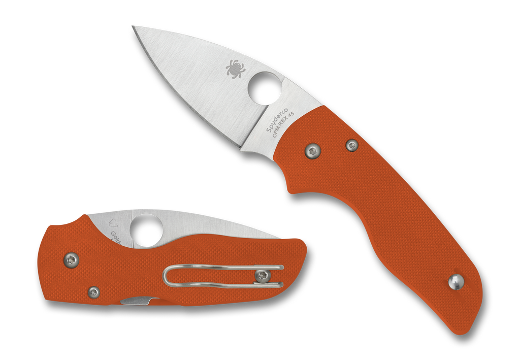 REFERENCE ONLY - Spyderco Lil' Native Sprint Run Knife C230GPBORE Rex 45 Blade