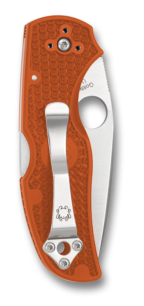 REFERENCE ONLY - Spyderco Native 5 Sprint Run C41PBORE5 REX 45 Blade Orange FRN