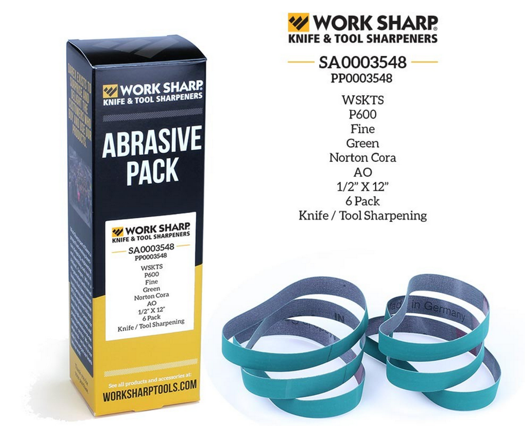 Work Sharp Replacement Belts - WSKTS Work Sharp Model - P600 Grit - SA0003548