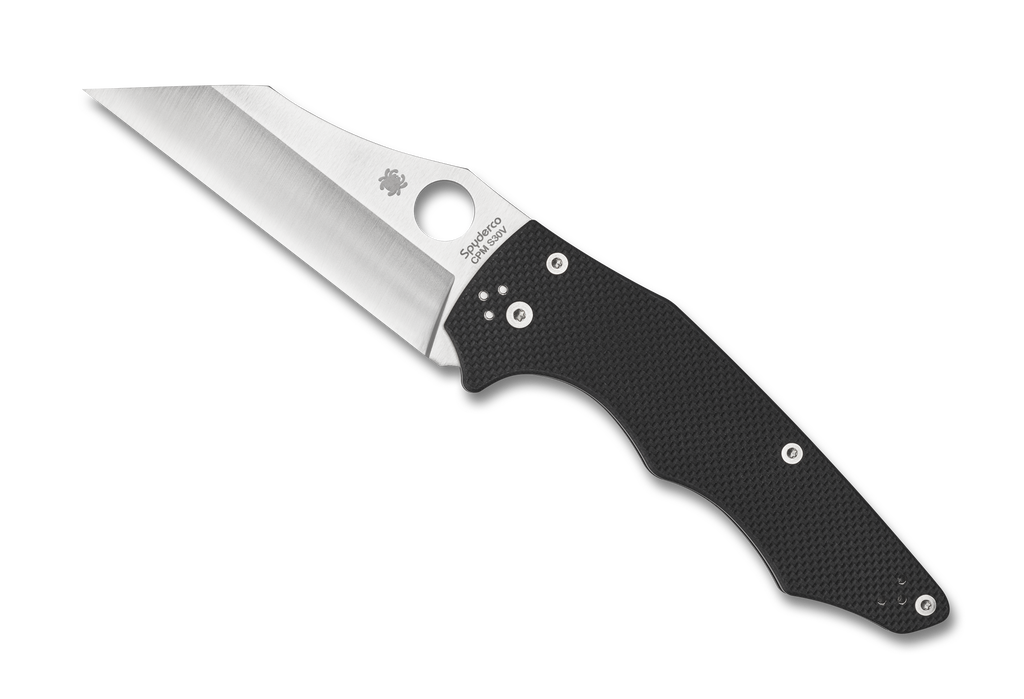 Spyderco Yojumbo Folding Knife C253GP 3.98" Satin S30V Blade Coarse Black G-10