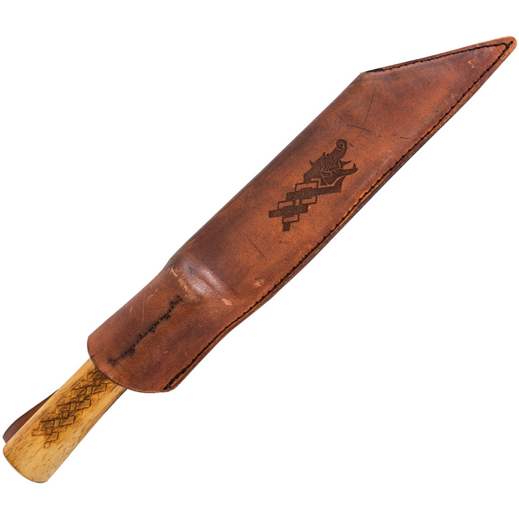 Condor Tool & Knife Norse Dragon Seax Knife CTK1024-7.0HC 1095 Blade w/Sheath