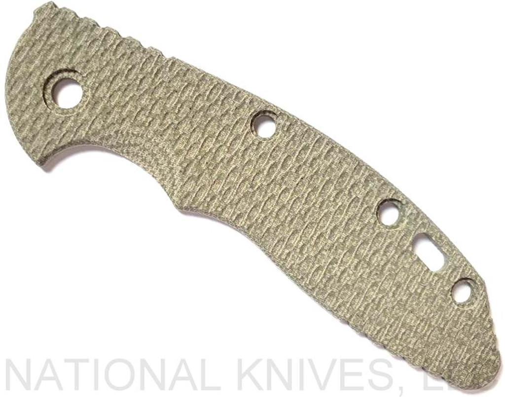 Rick Hinderer Knives Folding Knife Handle Scale - Textured Micarta - XM-18 - 3.5