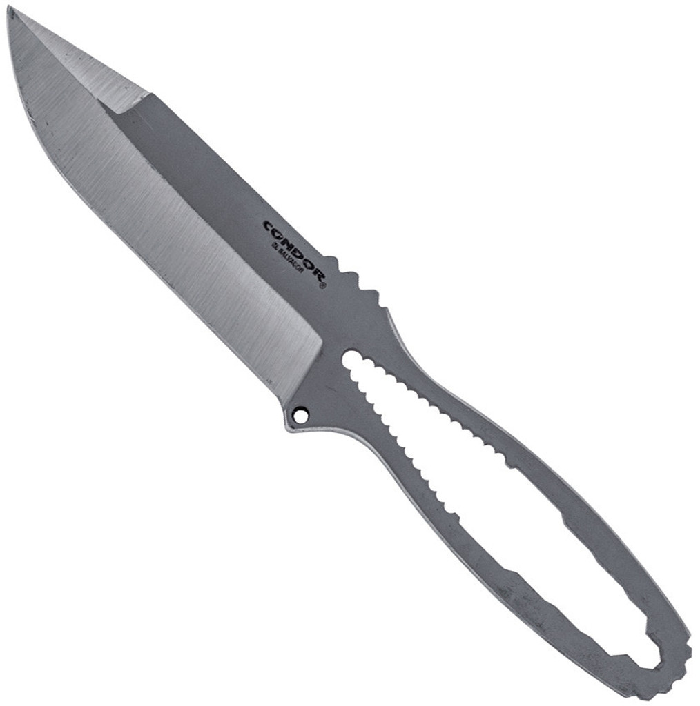 REFERENCE ONLY - Condor Tool & Knife Biker's Knife CTK803-4.72HC Plain Edge 1075 Blade - Sheath