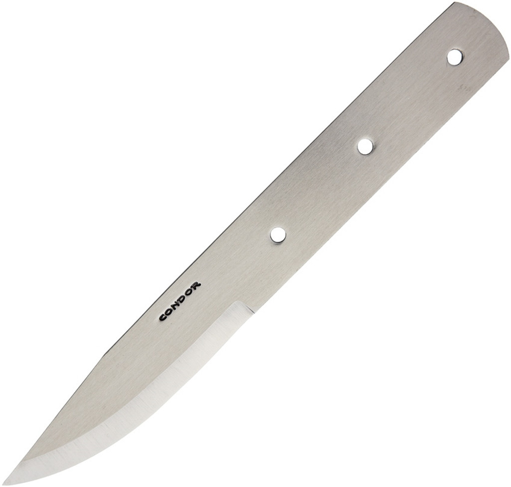 Condor Tool & Knife Woodlaw Blade Blank CB248-4HC 3.99" Plain Edge 1075 Blade