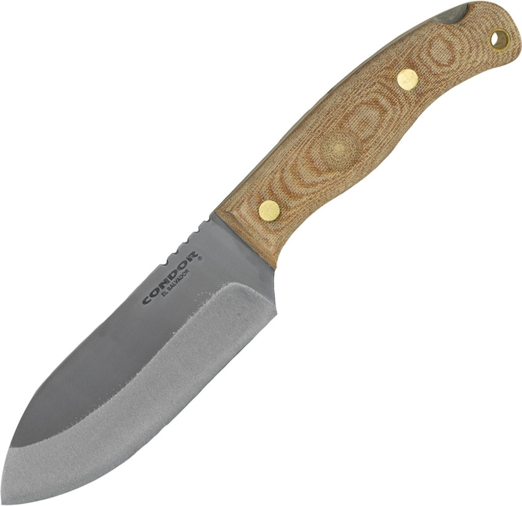 Condor Tool & Knife Toki CTK3920-4.7HC 1075 HC Blade Micarta w/Leather Sheath