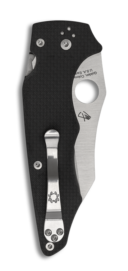 Spyderco Yojumbo Sprint Run Knife C253CFP 3.87" Satin S90V Blade Carbon Fiber