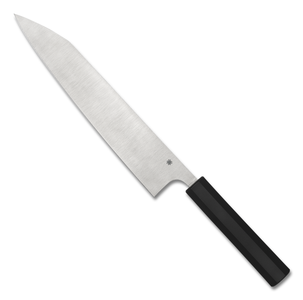 Spyderco Culinary Murray Carter Minarai Gyuto Knife K19PBK CTS-BD1N Black Handle