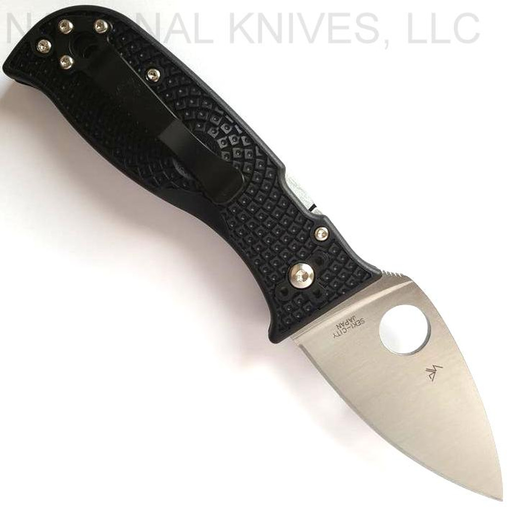 Spyderco Lil' Temperance 3 Lightweight Knife C69PBK3 PlainEdge VG-10 Blade Black