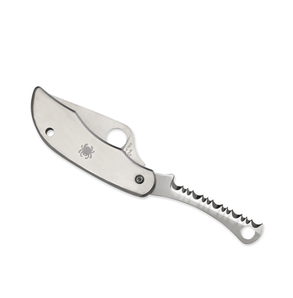 Spyderco Clipitool Folding Knife C176P&S - PlainEdge Blade - Serrated Edge Blade