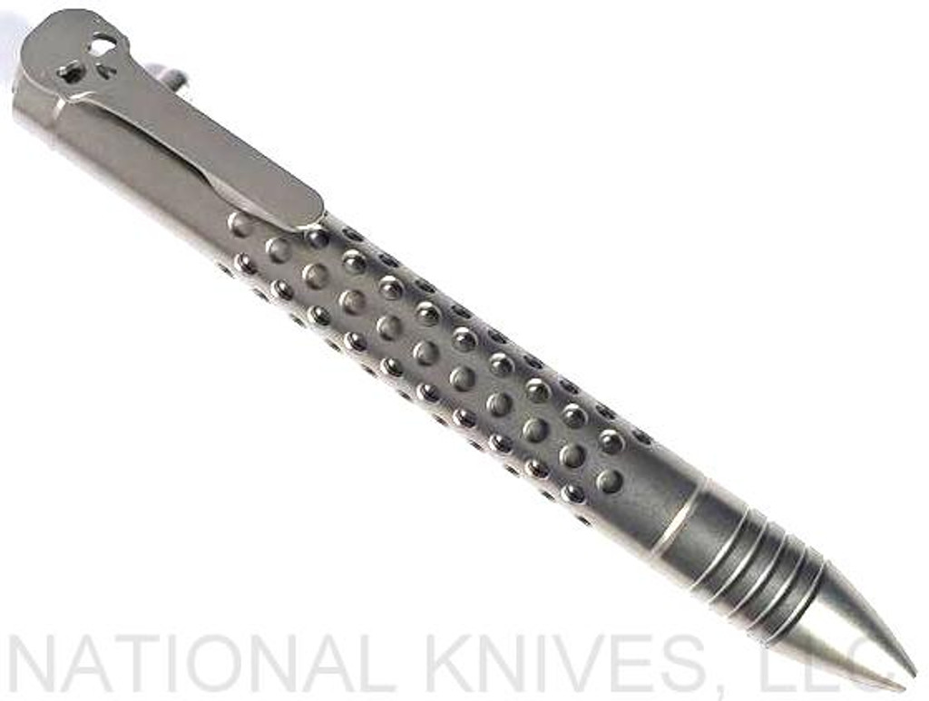 Chaves Ultramar Bolt Action Ink Pen - Dots - Stonewash Titanium