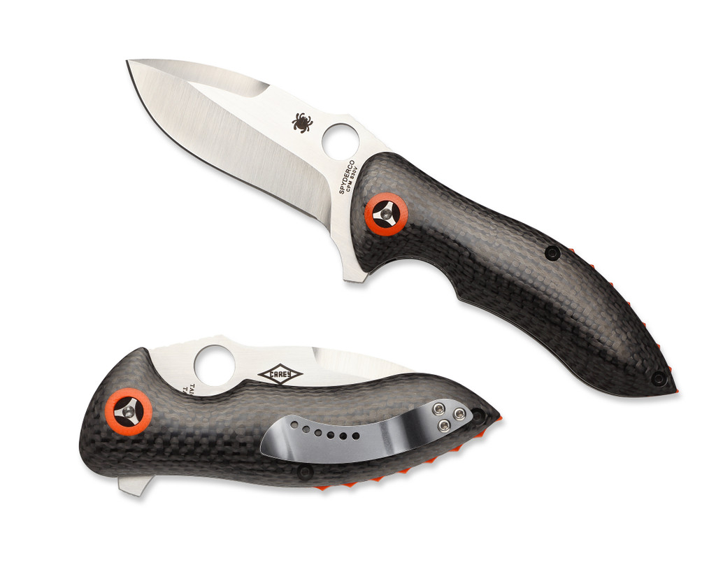 REFERENCE ONLY - Spyderco Rubicon Knife C187CFP CPM-S30V Blade Carbon Fiber