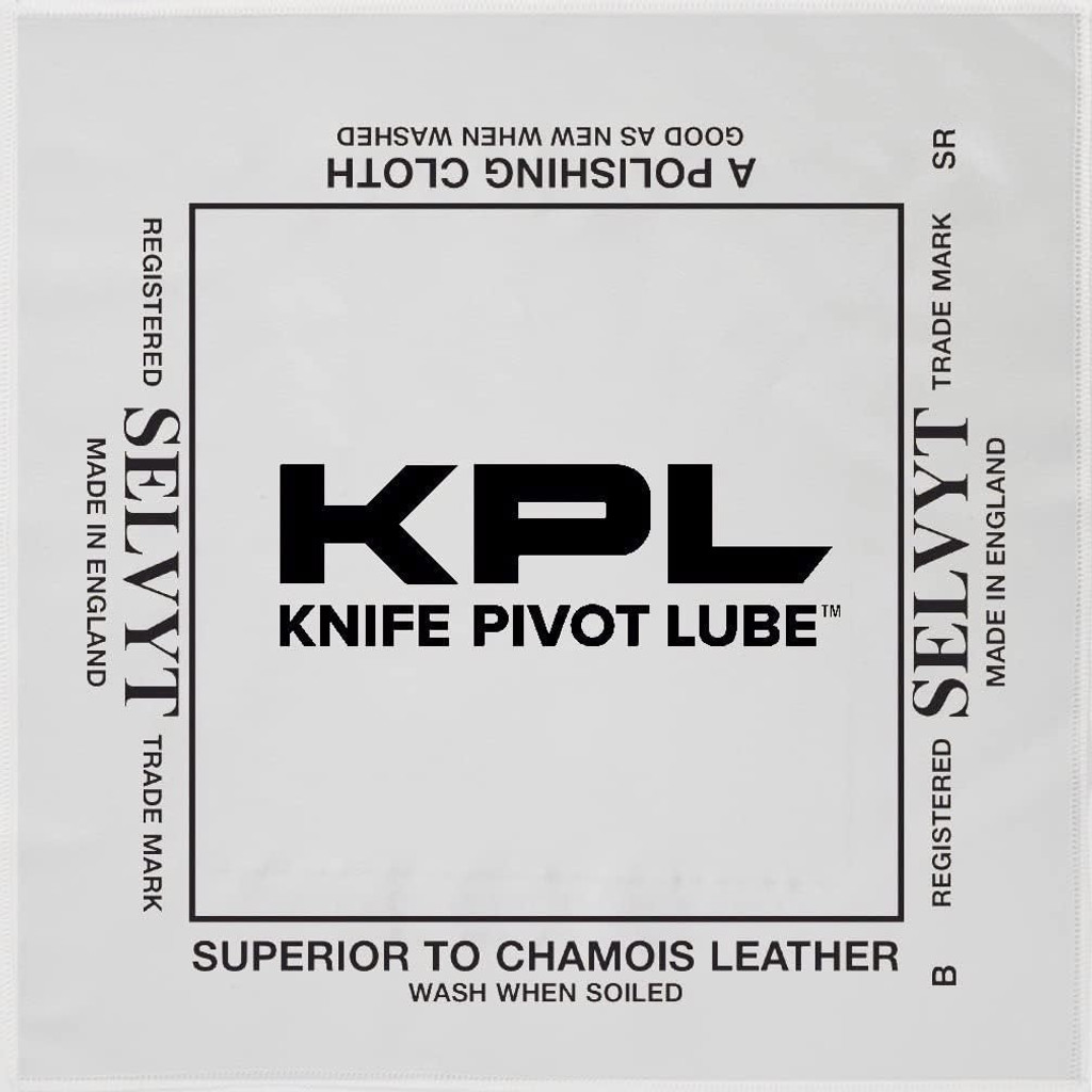 KPL Knife Pivot Lube Ultimate Microfiber Cloth - Selvyt MF 14" x 14"
