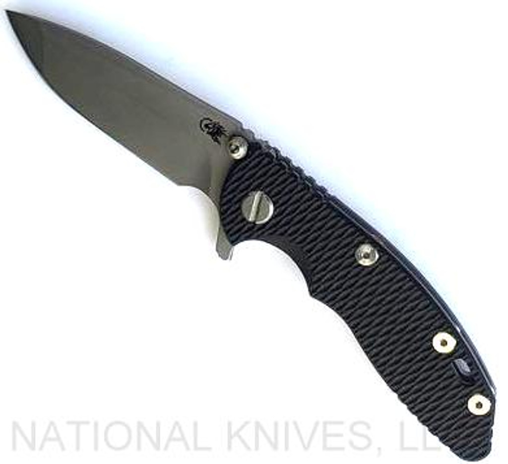 Rick Hinderer Knives XM-18 Spanto 3.0" Working Finish 20CV Blade WF L/S Black