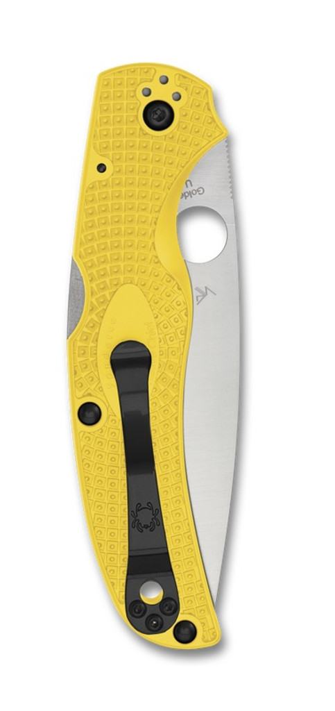 Spyderco Native Chief Salt Knife C244PYL CPM MagnaCut PlainEdge Blade Yellow FRN