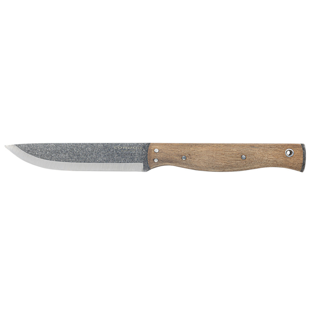 Condor Tool & Knife Narrowsaur Knife CTK3971-4.22HC 1095 HC Blade Walnut -Sheath