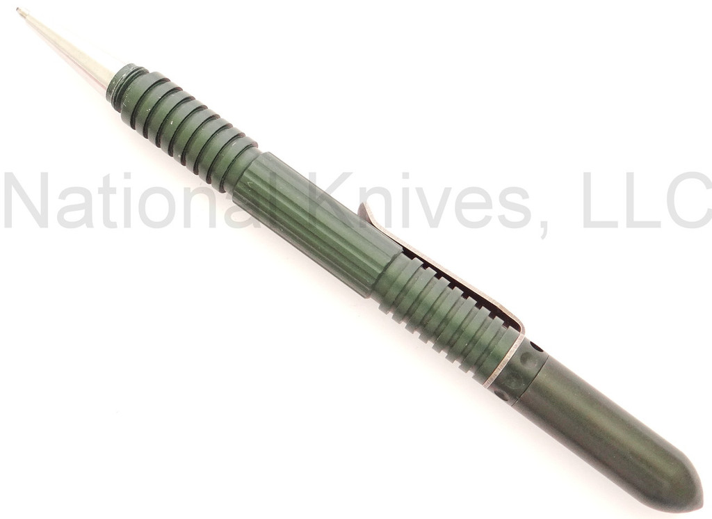 Rick Hinderer Knives Extreme Duty Ink Pen, Aluminum, Green