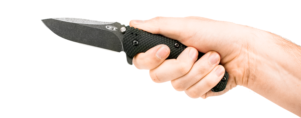 REFERENCE ONLY - Zero Tolerance 0560BW Flipper Folding Knife, Blackwashed 3.75" Plain Edge Blade