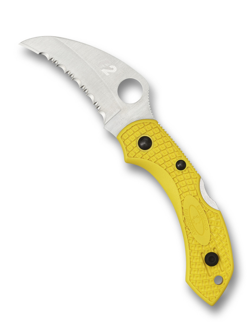 Spyderco Dragonfly 2 Salt Hawkbill C28SYL2HB | National Knives, LLC